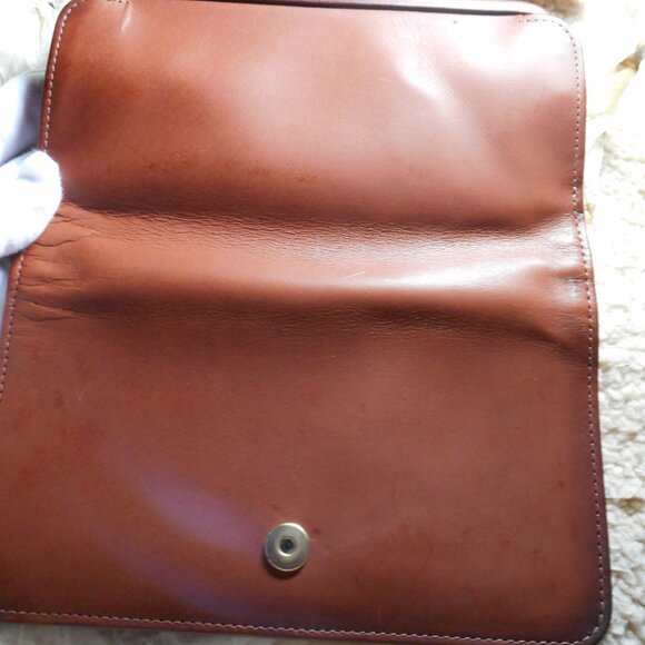 Vintage Coach Large Continental Clutch wallet, NIB in British Tan, 4827 - Picture 2 of 14